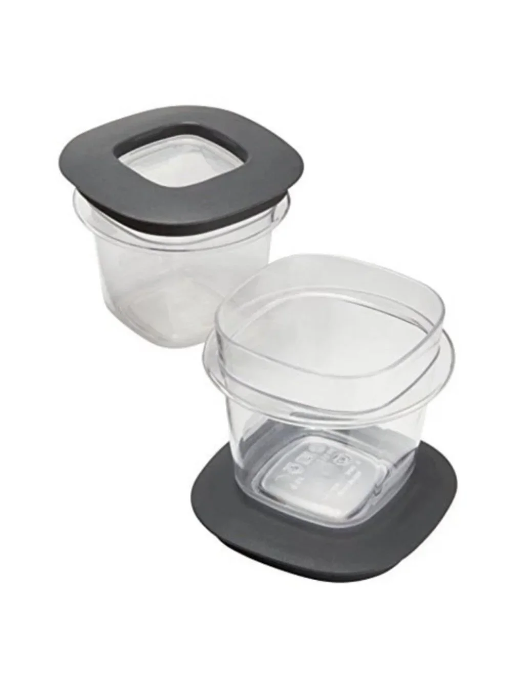 Rubbermaid Premier Easy Lids Food Storage .5-Cup, (2) 2-Pack Container 4 TOTAL